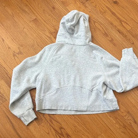 lululemon 1/2 zip scuba Gray Hoodie - Picture 3 of 3